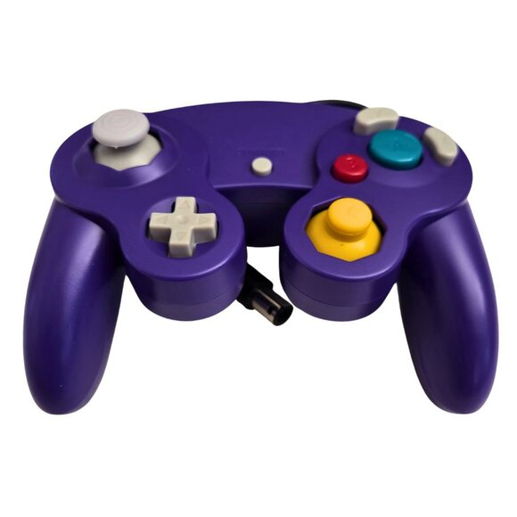 GameCube Replacement Wired Controller Purple Gamepad NEW NGC GC Wii U Console - Picture 3 of 10